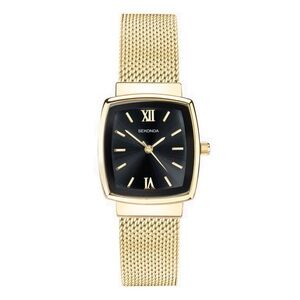Women's Gold and Black Watch